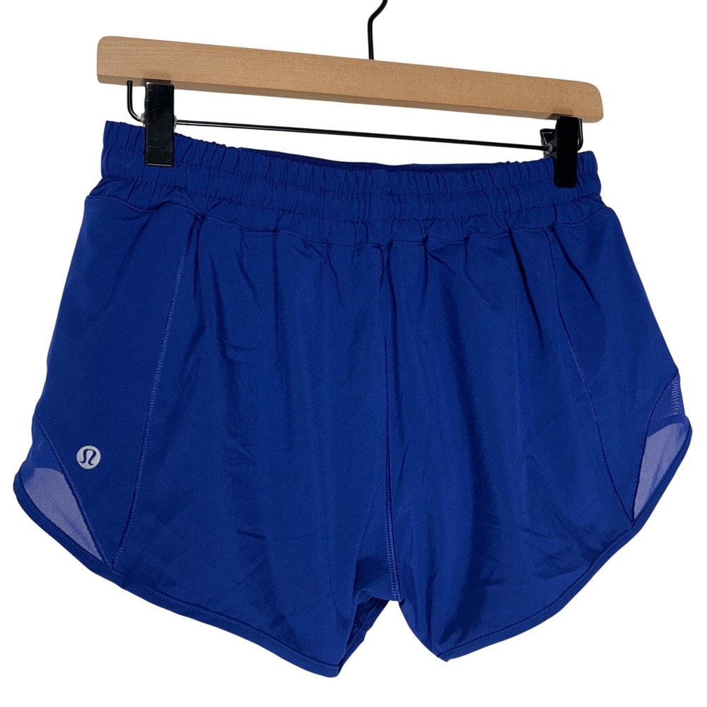 Lululemon Hotty Hot High Rise Lined Short Blue Size 8 Reg
